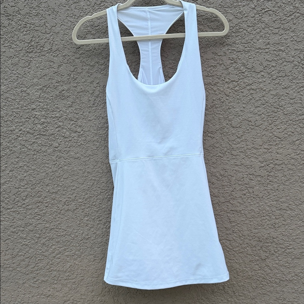 J. Crew White Racerback Tank Romper